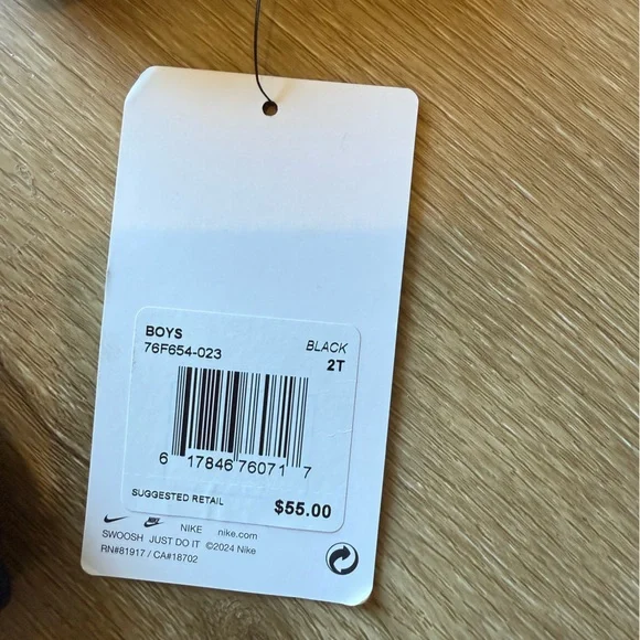 NWT Nike Fleece Toddler Zip Up Jacket - Picture 4 of 7